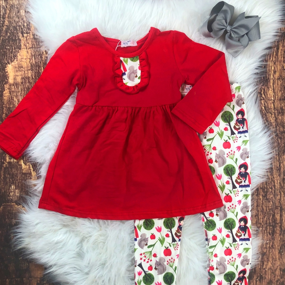 Little Red Riding Hood Pant Set